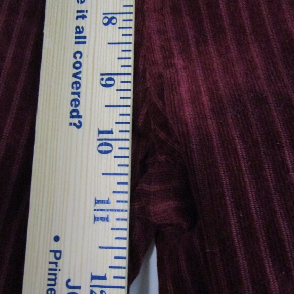 Indigo Rein Corduroy Skinny Jeans 24 Burgundy Red Casual Fall Cozy - Picture 9 of 11